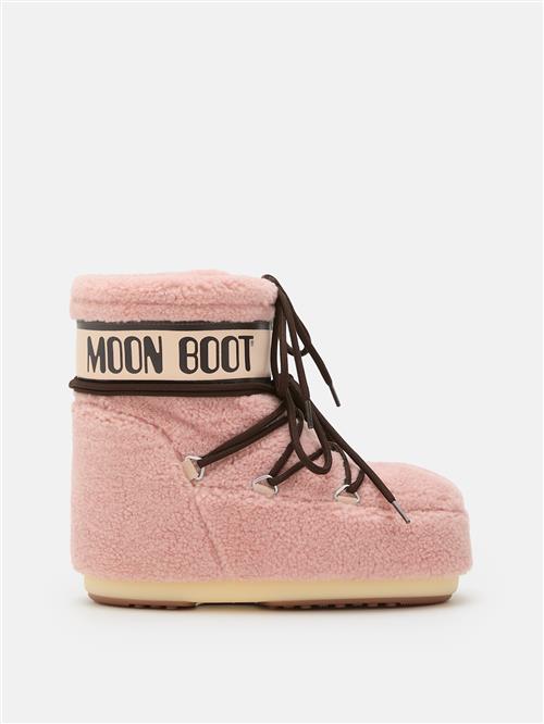 Se Moon Boot Mb Icon Low Fleece Snestøvler Pink  Pink-36-38 EU  Lyserød  36-38 EU  unisex hos Babyshop