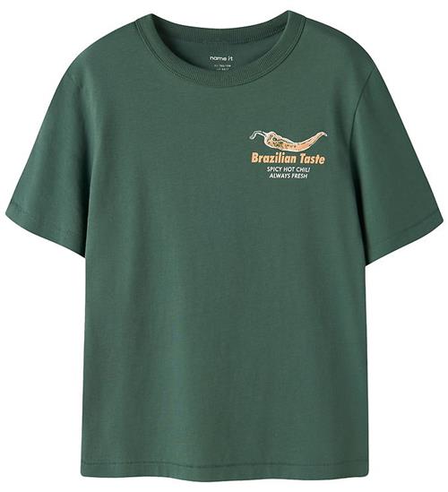 Se Name It T-shirt - NkmHikko - Garden Topiary hos KidsWorld