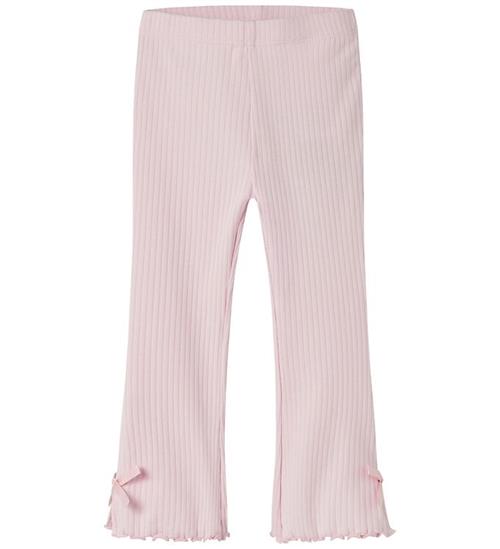 name It Leggings - Rib - NmfHavelle - Cradle Pink