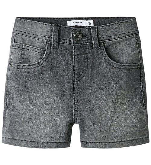 Se Name It Shorts - NmmRyan - Medium Grey Denim hos KidsWorld