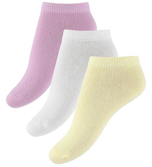 Se Name It Ankelstrømper - 3-pak - NmfVilma - Bright White/Pirouett hos KidsWorld