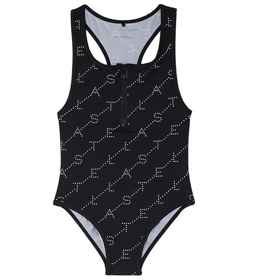 Se Stella McCartney Kids Badedragt - Sort m. Hvid hos KidsWorld