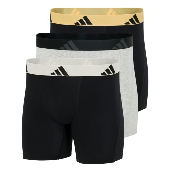 adidas 3P Active Flex Cotton Boxer Brief Grå/Sort bomuld XX-Large Herre
