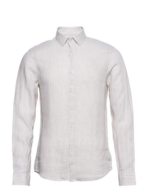 Calvin Klein | Linen Stripe Slim Shirt | 42