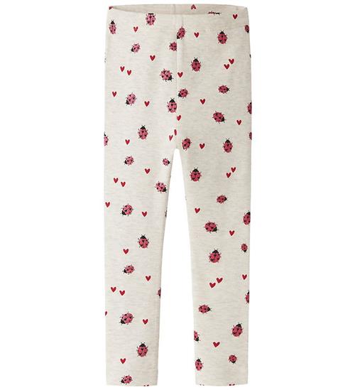 Se Name It Leggings - Bomuld/Modal - NmfHaline - Peyote Melange m. hos KidsWorld