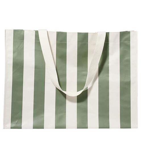 Se SunnyLife Strandtaske m. Pung - The Vacay Olive Stripe hos KidsWorld
