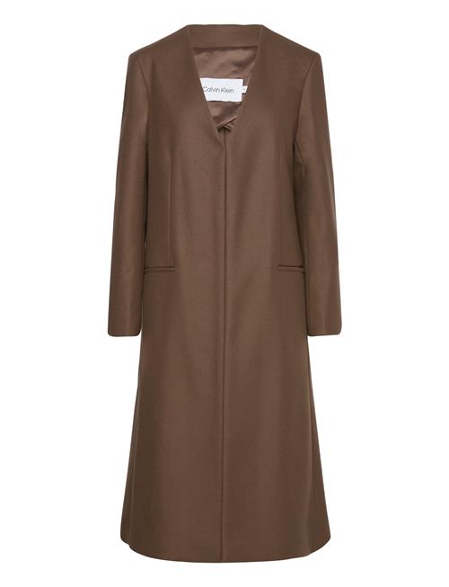 Calvin Klein | Interconnected  Wool  Coat | 40