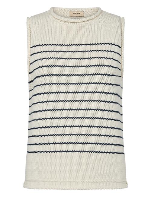 MOS MOSH | Mmaubin Sl Stripe Knit Top | M