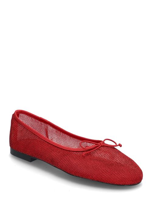Mango | Mesh Ballerina Flats With Bow | 42