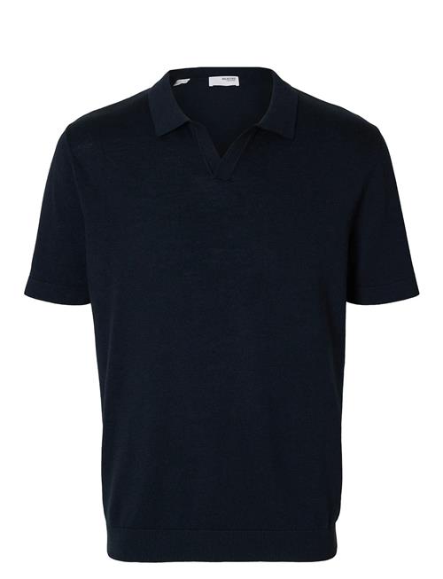 Selected | Slhmattis Ss Linen Blend Open Polo Noos | S