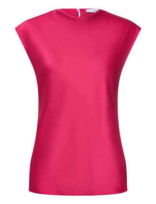 Mango | Satin Blouse With Draped Neck | S