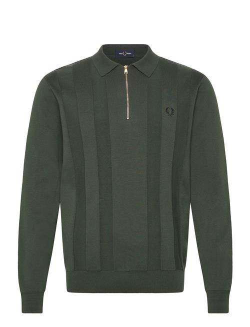 Fred Perry | Tonal Stripe Knitted Shirt | M