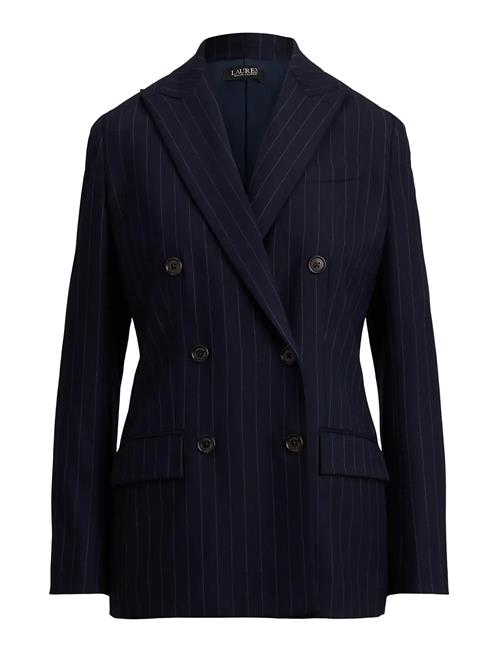 Lauren Ralph Lauren | Double-Breasted Pinstripe Twill Blazer | 34
