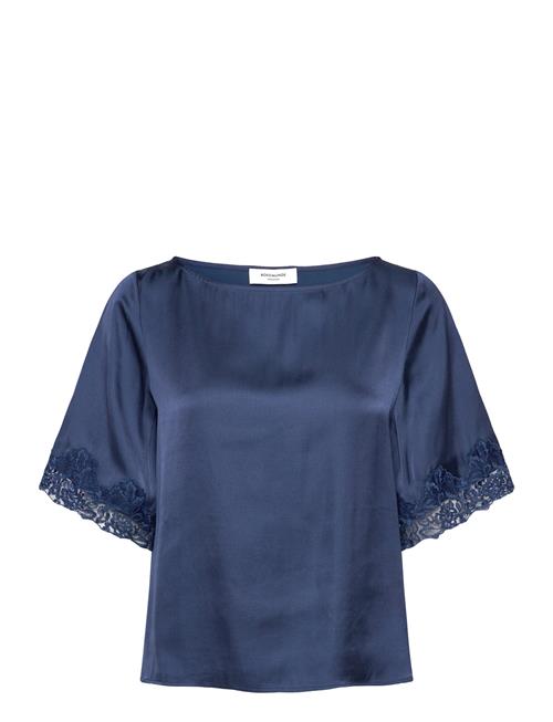 Rosemunde | Rwsatina Ss Lace Boatneck Blouse | 44