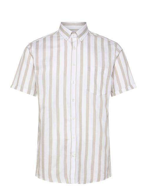 Lindbergh | Striped Cotton/Linen Shirt S/Sstriped Cotton/Linen Shirt S/S | L