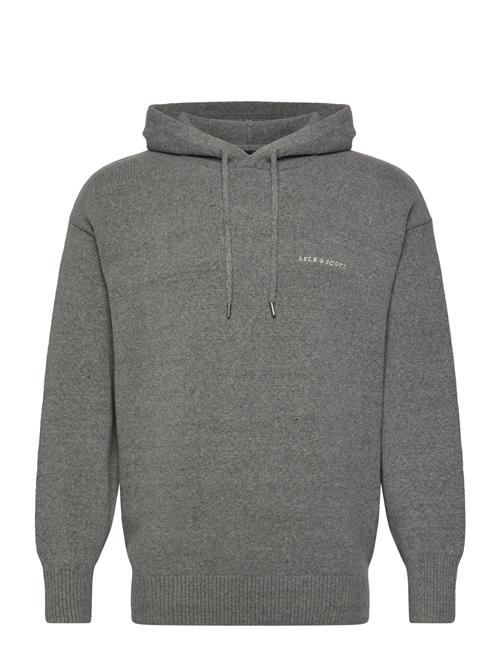 Lyle & Scott | Script Knitted Hoodie | XXL