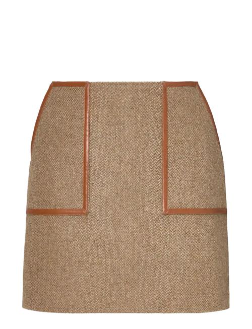 Malina | Andine Dressed Wool Mini Skirt | 36