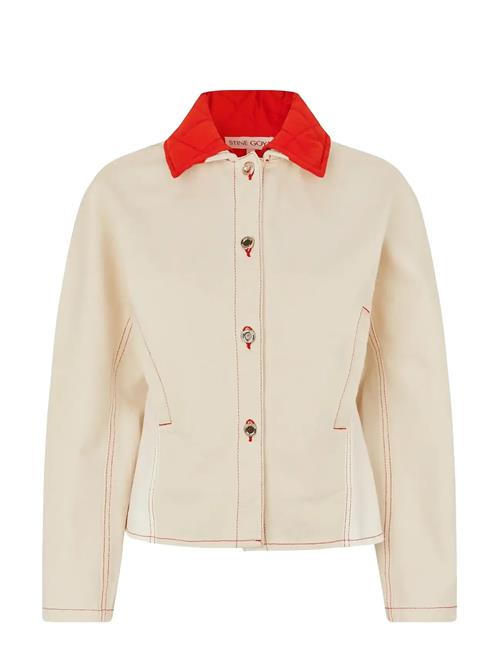 STINE GOYA | Double Rinse Denim, Peplum Collar Jacket | XL