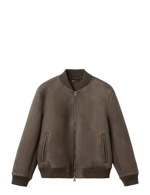 Mango | Suede-Effect Bomber Jacket | S