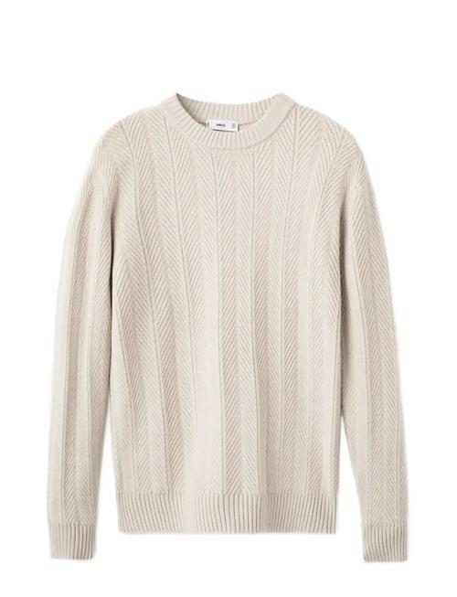 Mango | Herringbone Structured Sweater | XL