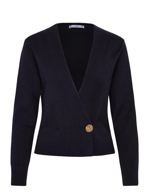 Mango | Cross-Over Cardigan With Jewel Button | L