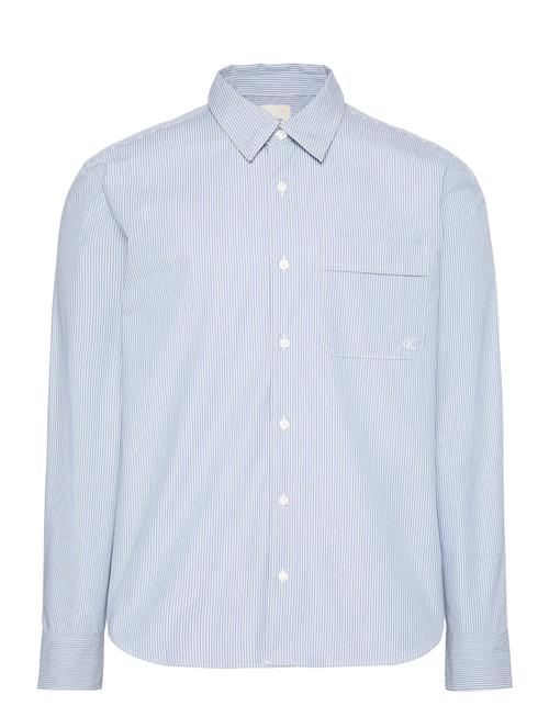 Calvin Klein | Ls Yd Thin Stripe Poplin Easy Sh | M