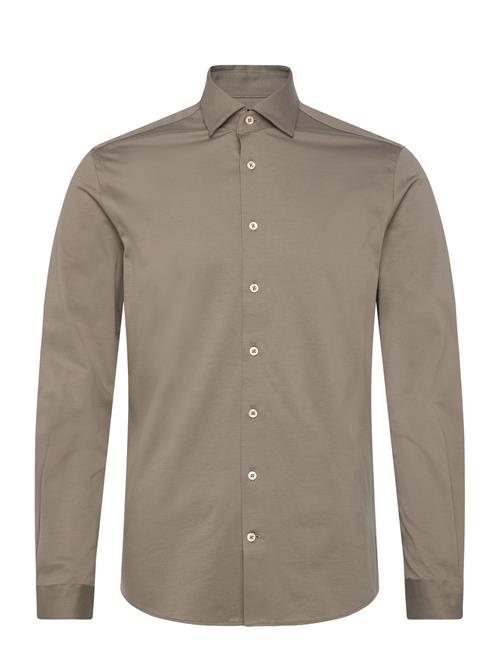 Se Lindbergh Black | Superflex Knitted Shirt L/S | XL hos Booztlet