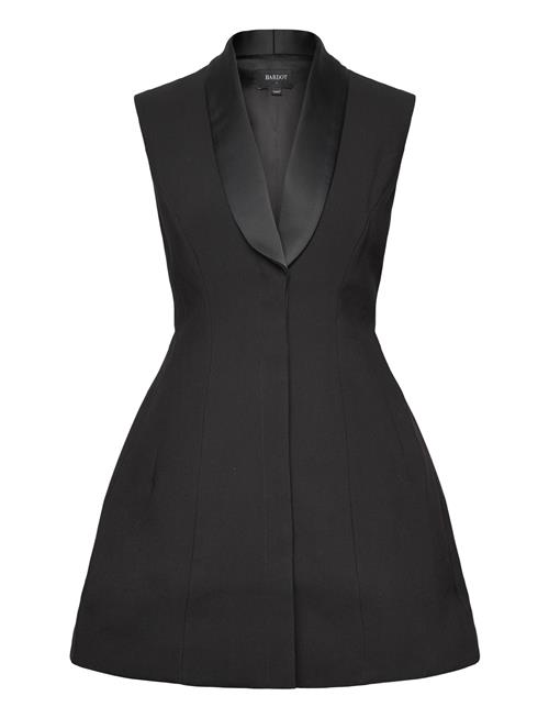 Bardot | Destene Satin Lapel Mini Dress | M