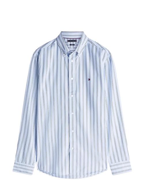 Tommy Hilfiger | Flex Poplin Bold Stripe Rf Shirt | S