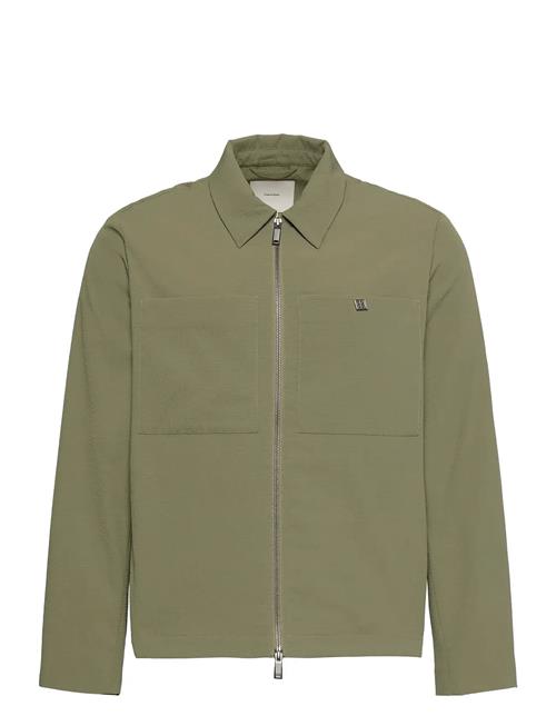 Calvin Klein | Ls Seersucker Blouson Jacket | XXL