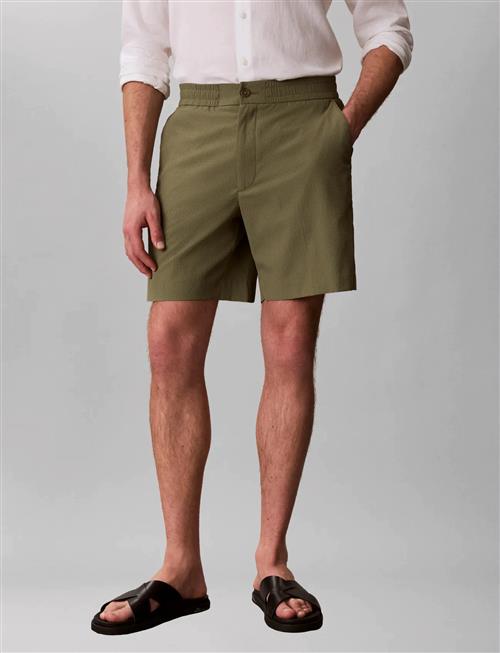 Calvin Klein | Straight Seersucker Elastic 7" S | 34