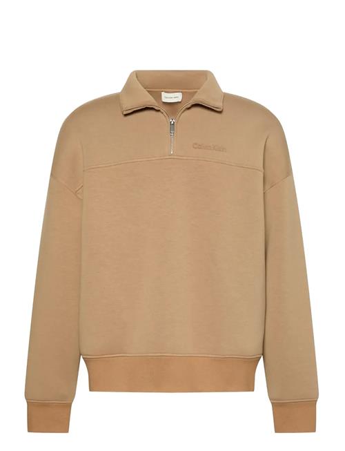 Calvin Klein | Ls Spacer Mock Neck Qtr Zip | L