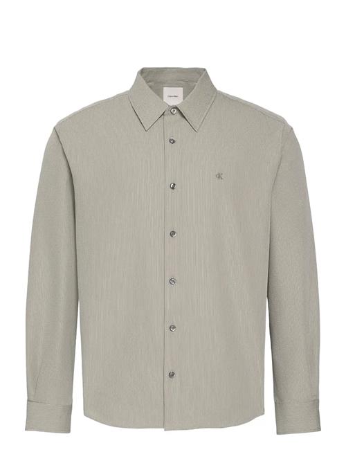 Calvin Klein | Ls Yd Stripe Seersucker Classic | XS