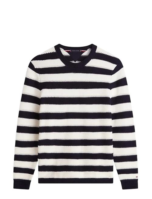 Tommy Hilfiger | Crochet Block Stripe Crew Neck | XL