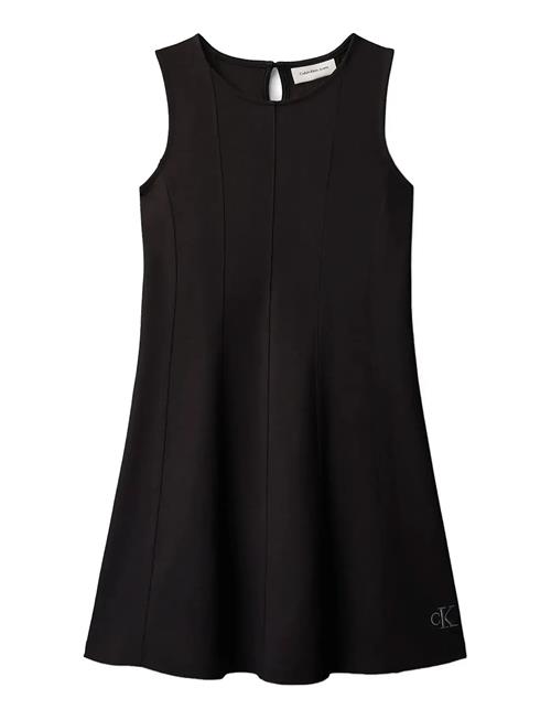 Calvin Klein | Seamed Punto Panel Slvs Dress | 152