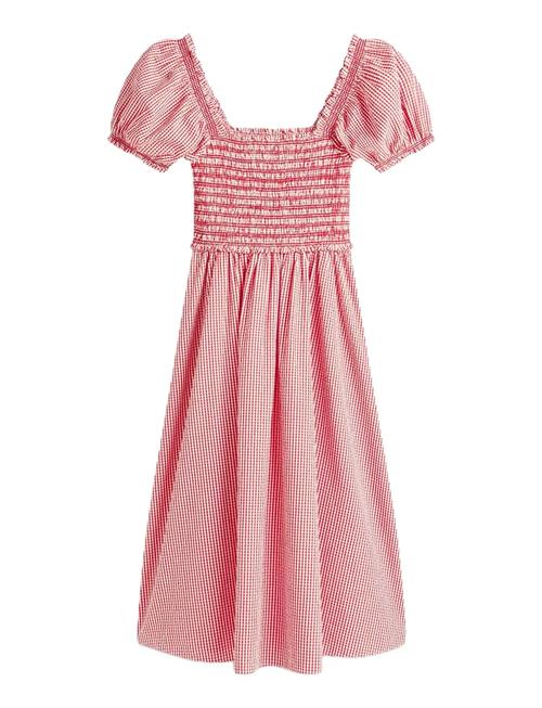 Tommy Hilfiger | Gingham Smock Ss Midi Dress | M