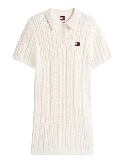 Tommy Jeans | Tjw Gmd Cable Sweater Polo Dress | L