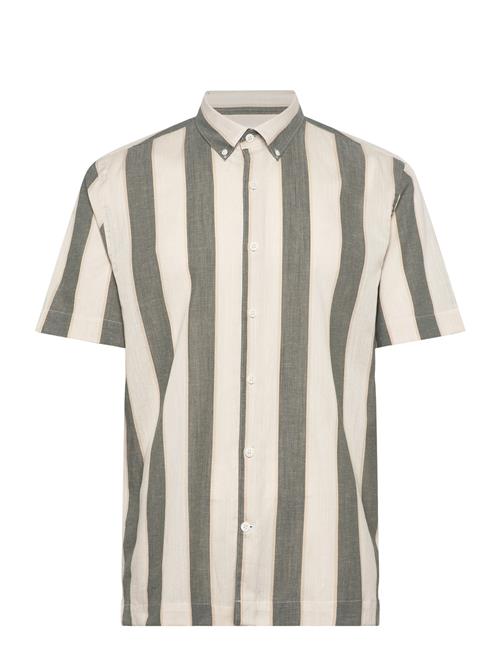 Lindbergh | Striped Linen/Cotton Shirt S/S | M