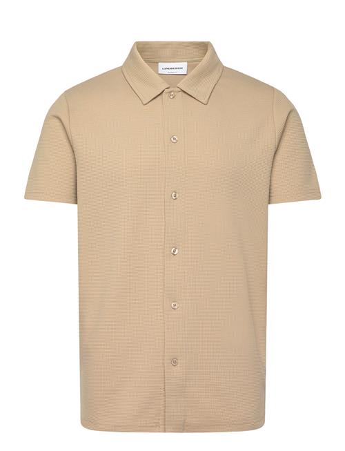 Lindbergh | Waffle Short Sleeve Shirt | M