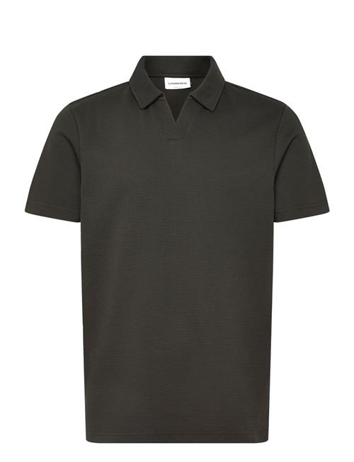 Lindbergh | Waffle Polo Split Neck | XL