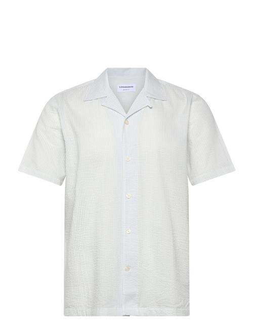 Lindbergh | Striped Seersucker Resort Shirt S/S | L