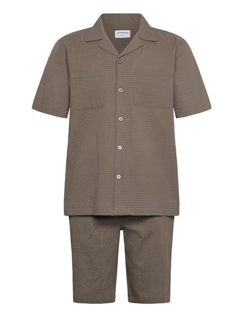 Lindbergh | Seersucker Shirt S/S+Shorts | S