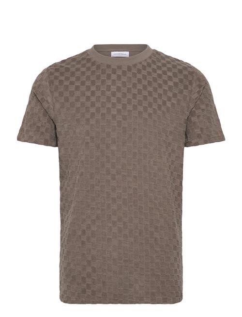 Lindbergh | Checkered Towel O-Neck Tee S/S | L