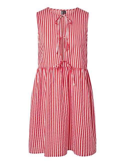 Pieces | Pcjolly Sl Tie Short Dress Wvn Noos Bc | XS