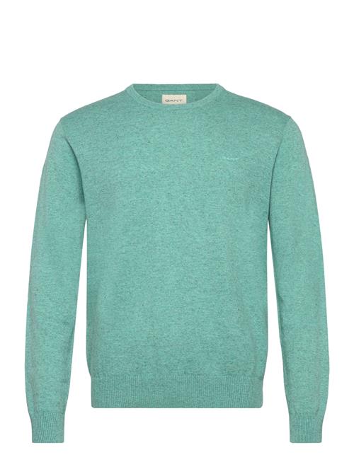 Se GANT | Slub Cotton Linen C-Neck | M hos Booztlet