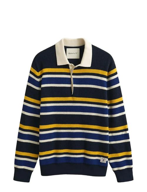 GANT | Striped Cotton Rib Polo | XXXL