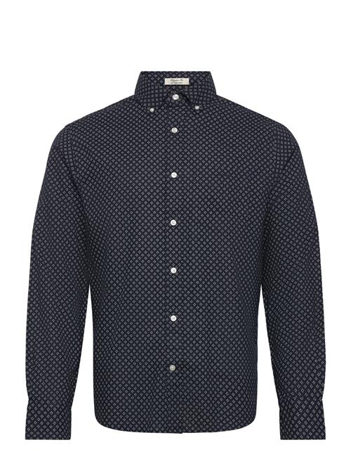 GANT | Reg Cotton Linen Print Shirt | L