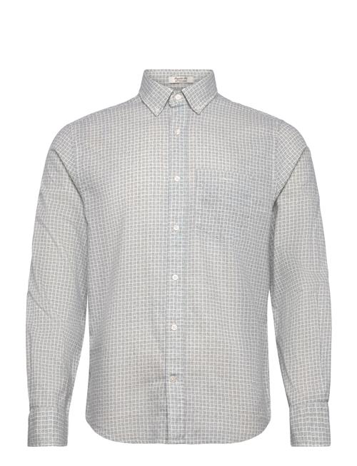 GANT | Reg Cotton Linen Print Shirt | L