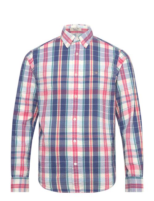 GANT | Reg Seersucker Madras Shirt | L