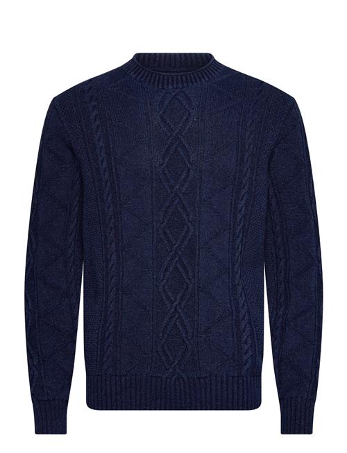 GANT | Indigo Cable C-Neck | L